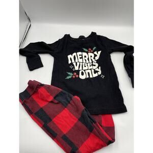 Old Navy Boys Merry Christmas Pajama Set Size 5T